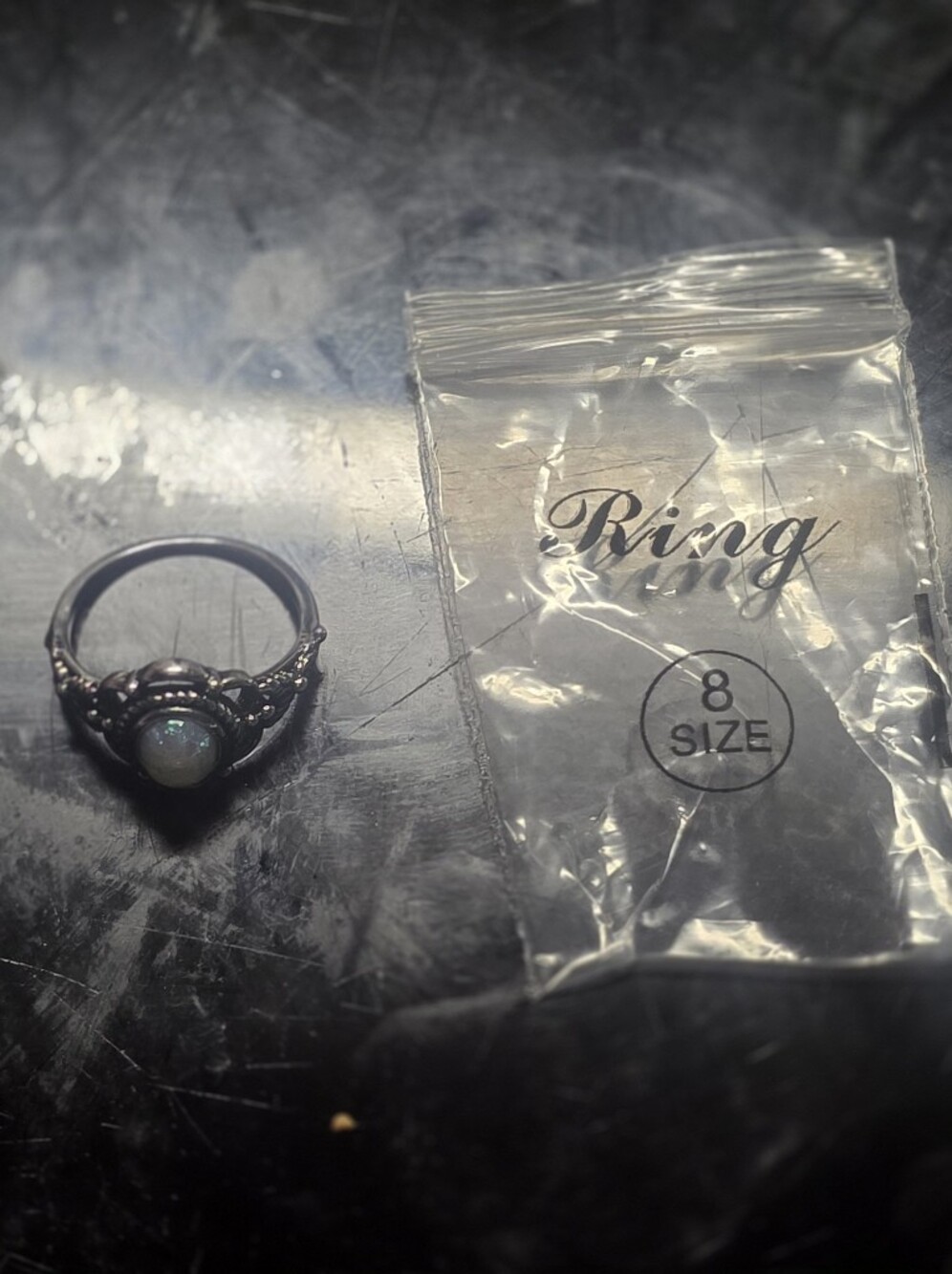 Opal Gemstone Ring Size 8